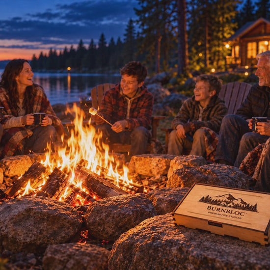 BurnBloc engineered fire starter product video